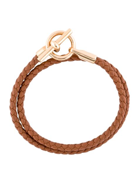 glenan double tour leather bracelet.